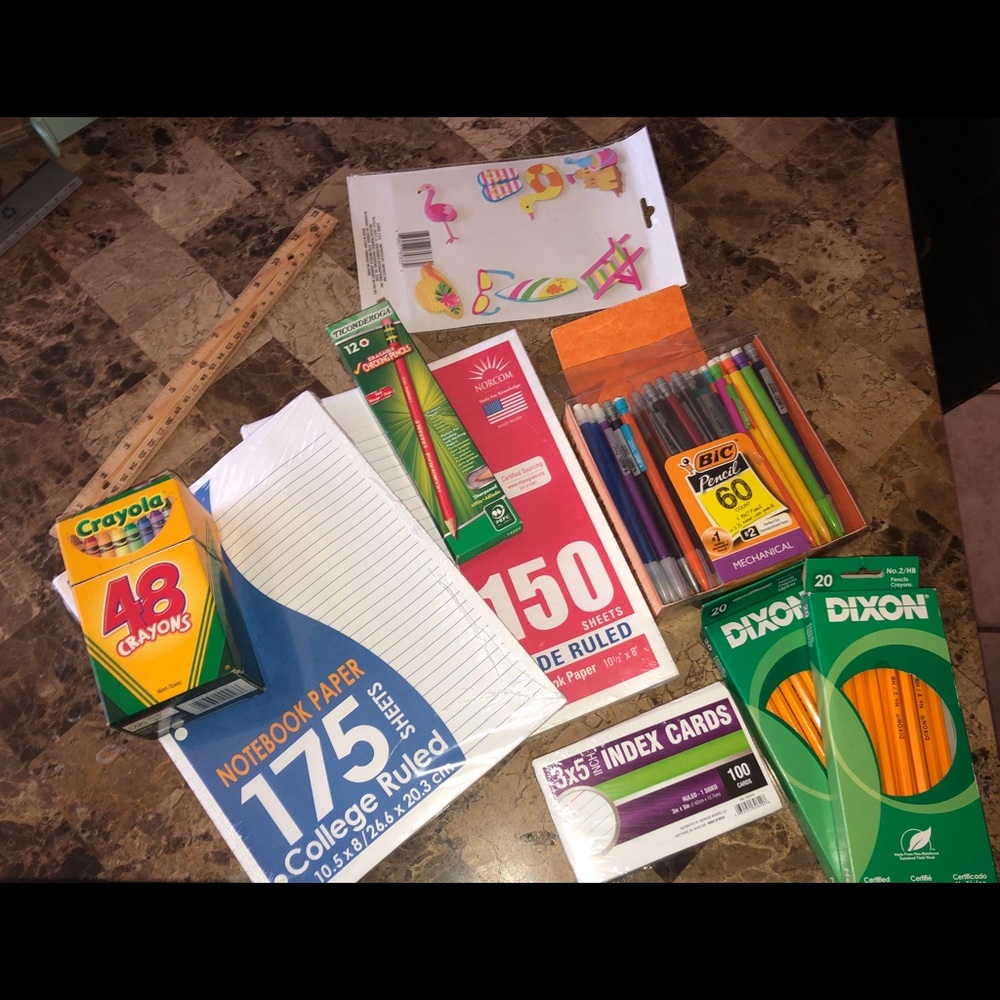 school supplies bundle :)
